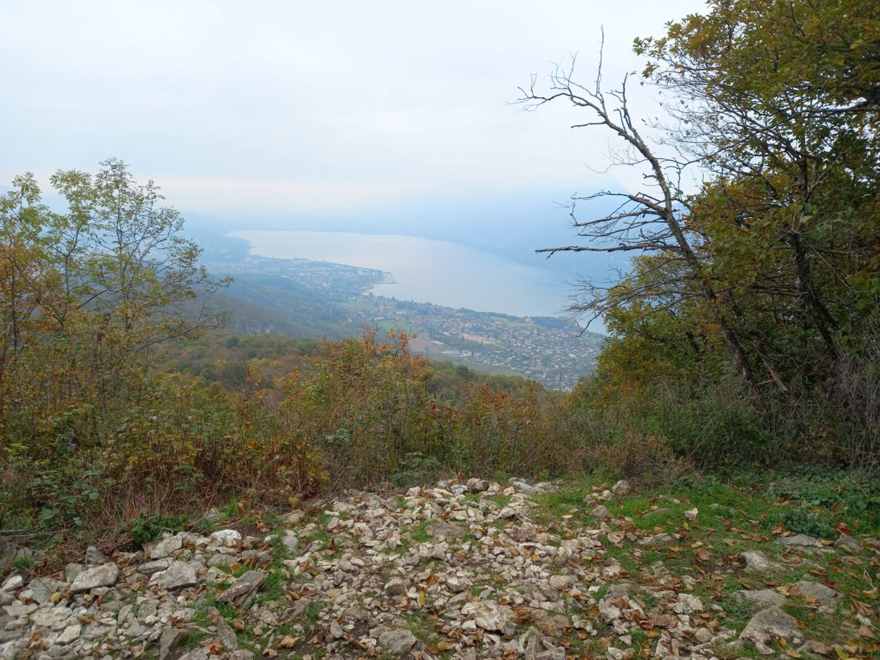 Depuis la croix de Meyrieux le bourget